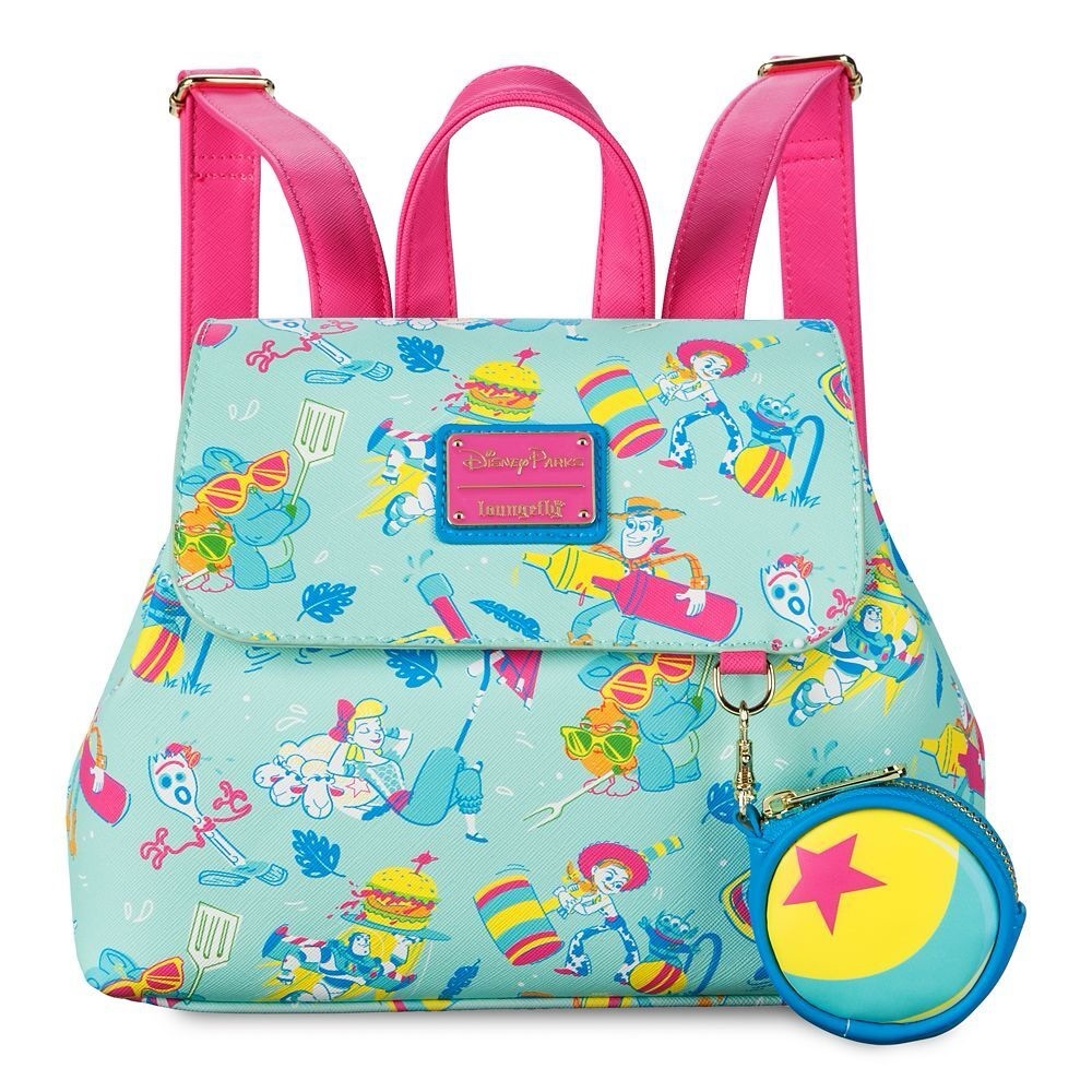 Disney Loungefly Toy Story 4
Backpack Coin Purse Set Summer
Splash - NEW